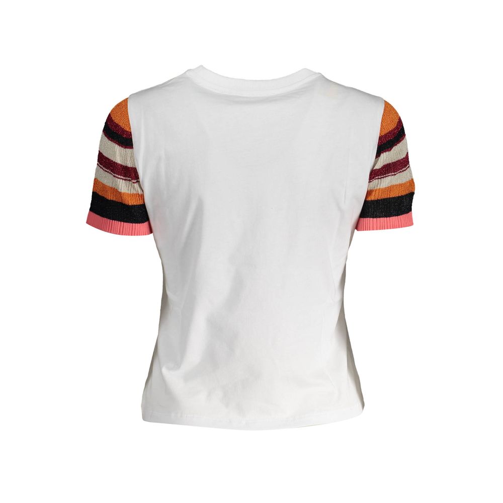 White Cotton Women Top