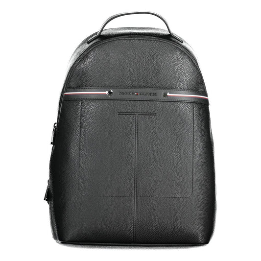 Mochila negra de polietileno para hombre