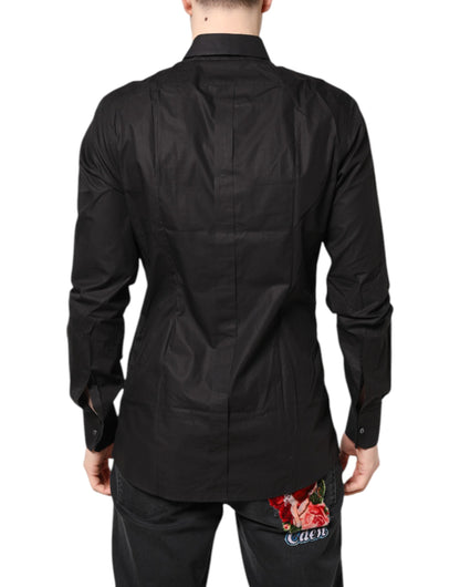 Black GOLD Cotton Dress Formal Shirt
