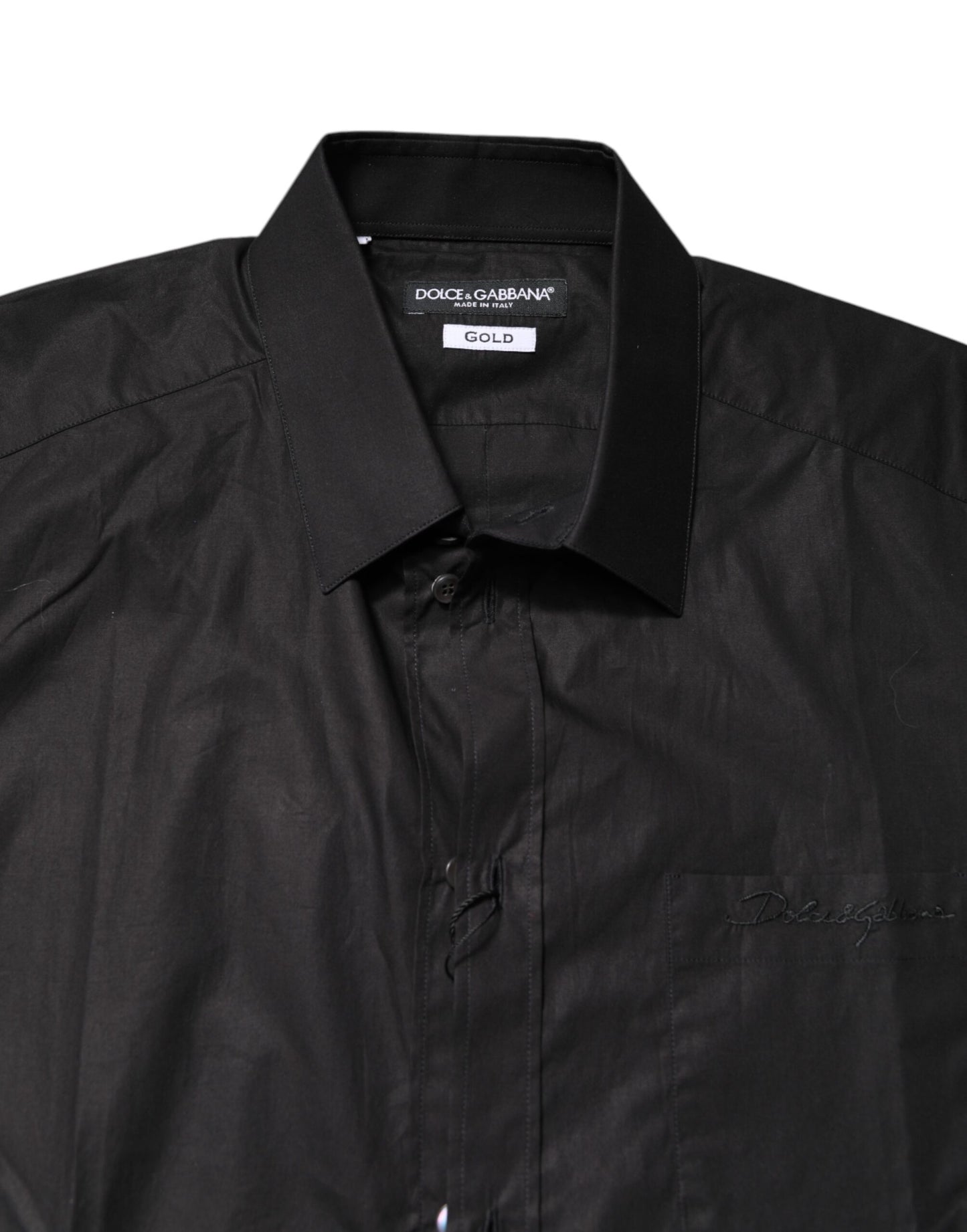Black GOLD Cotton Dress Formal Shirt