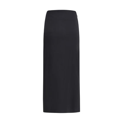 Sablier draped midi Skirt