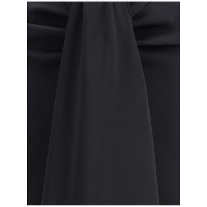 Sablier draped midi Skirt