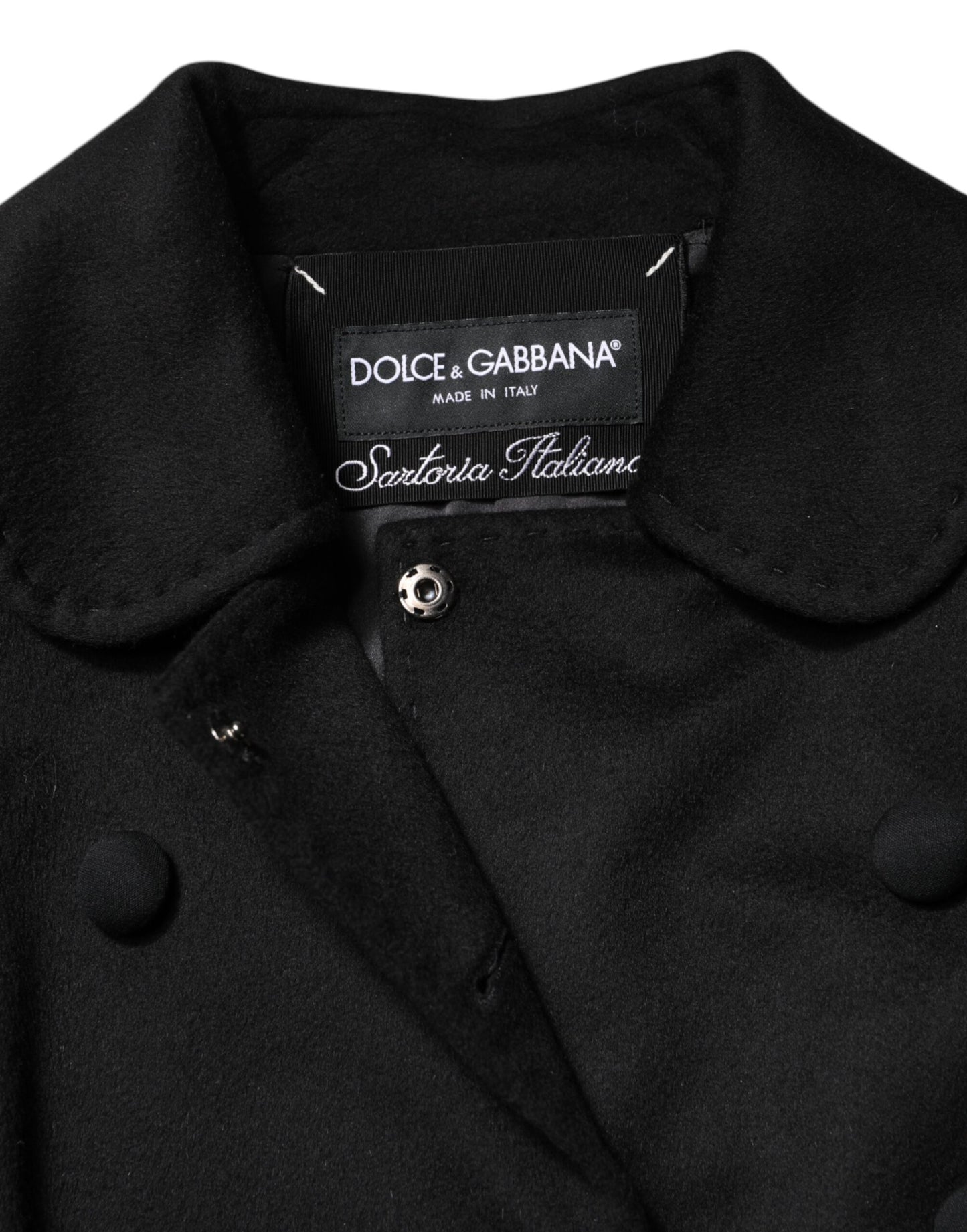 Black Wool Sartoria Italiano Blazer Jacket