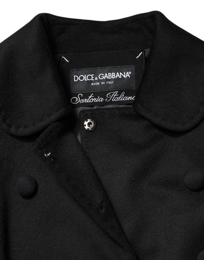 Black Wool Sartoria Italiano Blazer Jacket