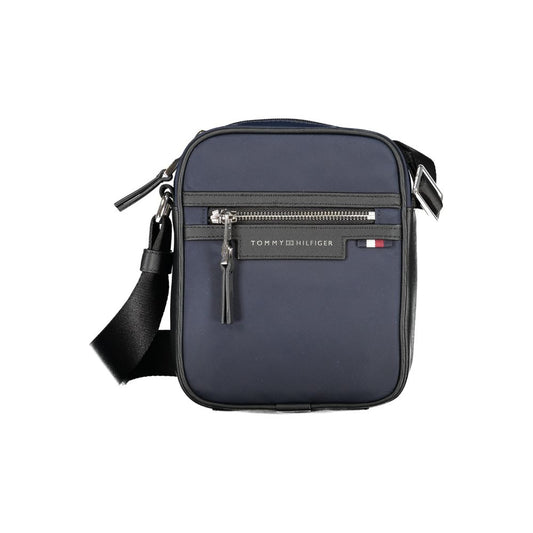 Bolso bandolera de poliéster azul