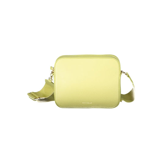 Bolso de piel amarillo