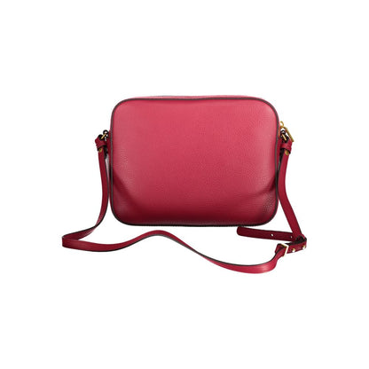 Bolso de piel rojo