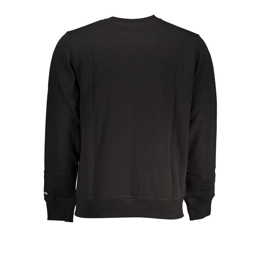Jersey Negro Algodón Hombre