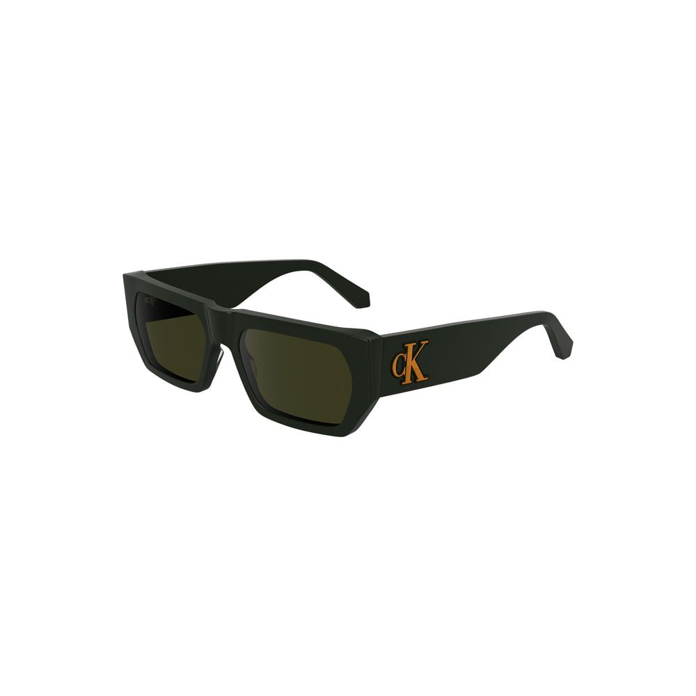 Green Acetate Men Sunglasses