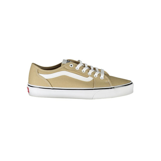 Zapatilla de deporte de poliéster beige