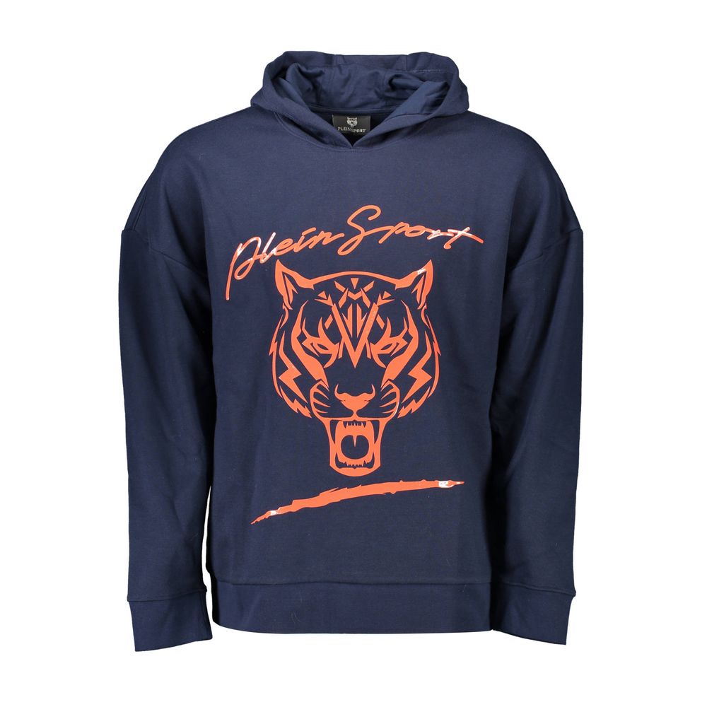 Jersey azul de algodón para hombre