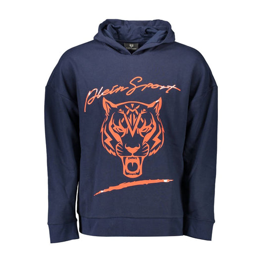 Jersey azul de algodón para hombre