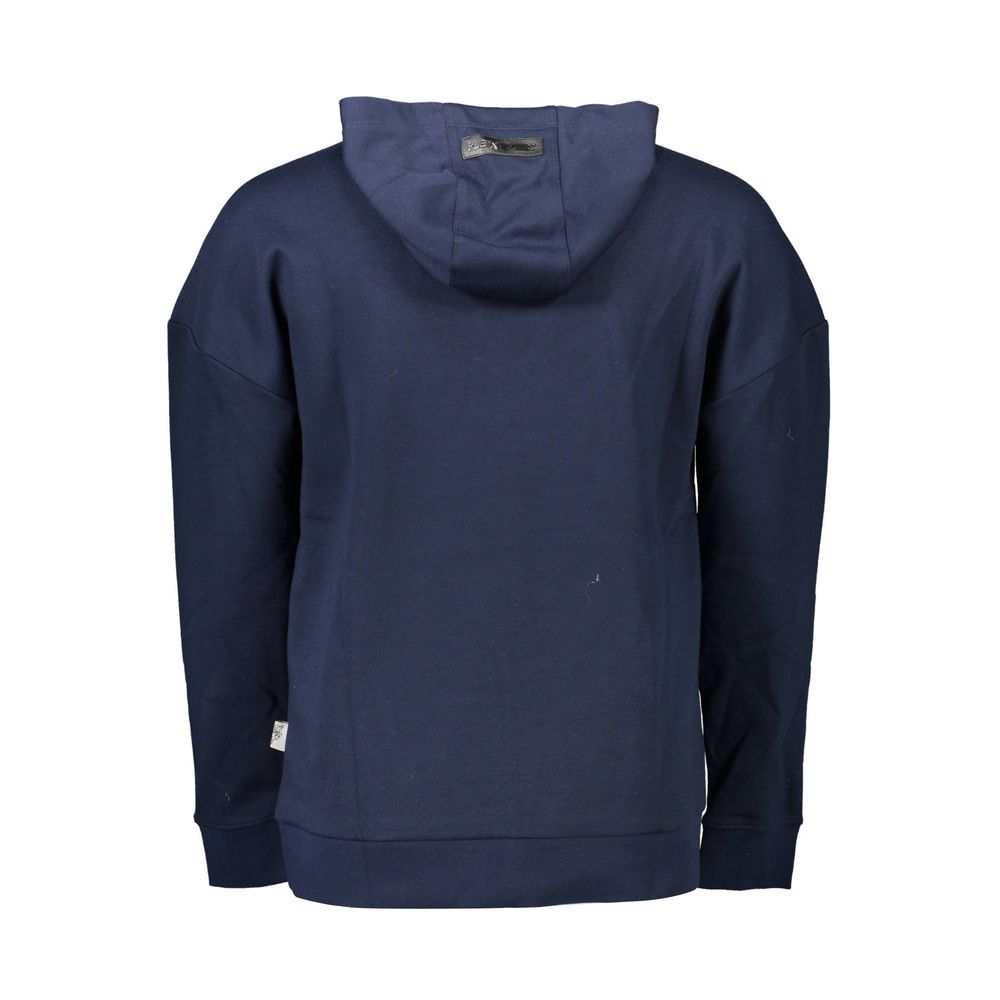 Jersey azul de algodón para hombre