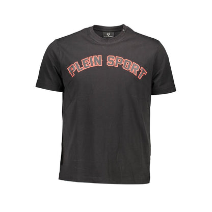 Camiseta negra de algodón para hombre