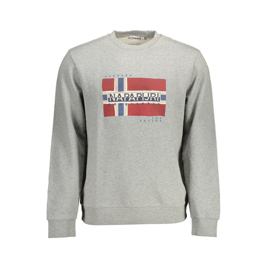 Jersey gris de algodón para hombre