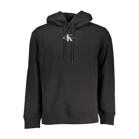 Jersey Negro Algodón Hombre