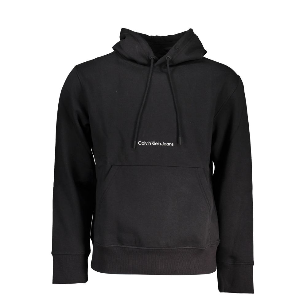 Jersey Negro Algodón Hombre