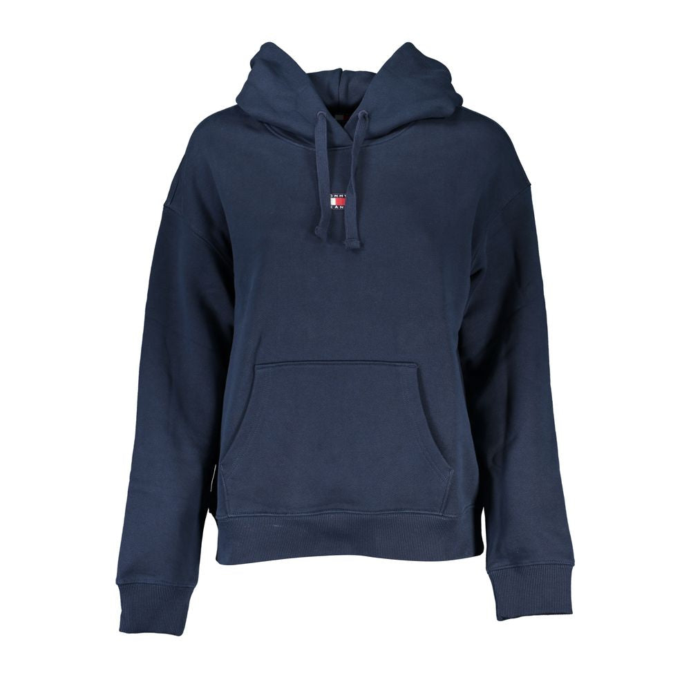 Jersey azul de algodón para mujer