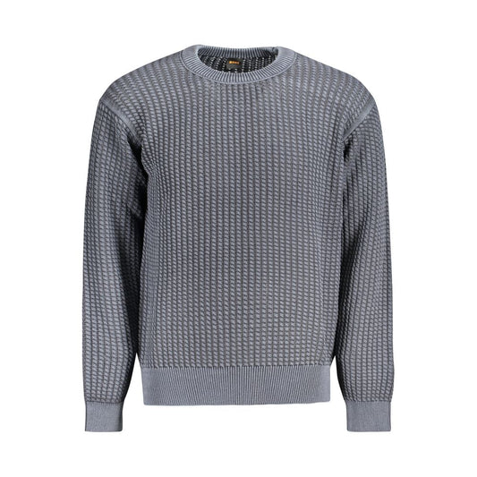 Jersey azul de algodón para hombre