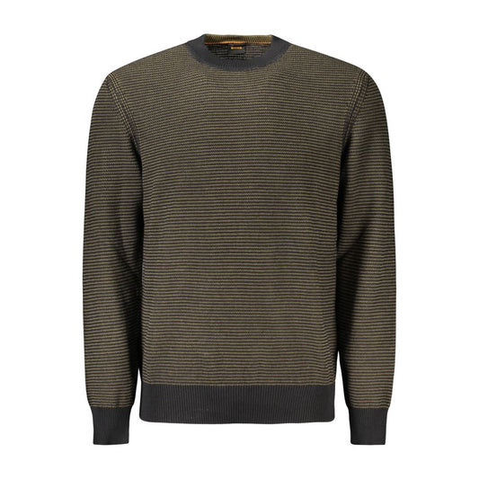 Jersey Negro Algodón Hombre