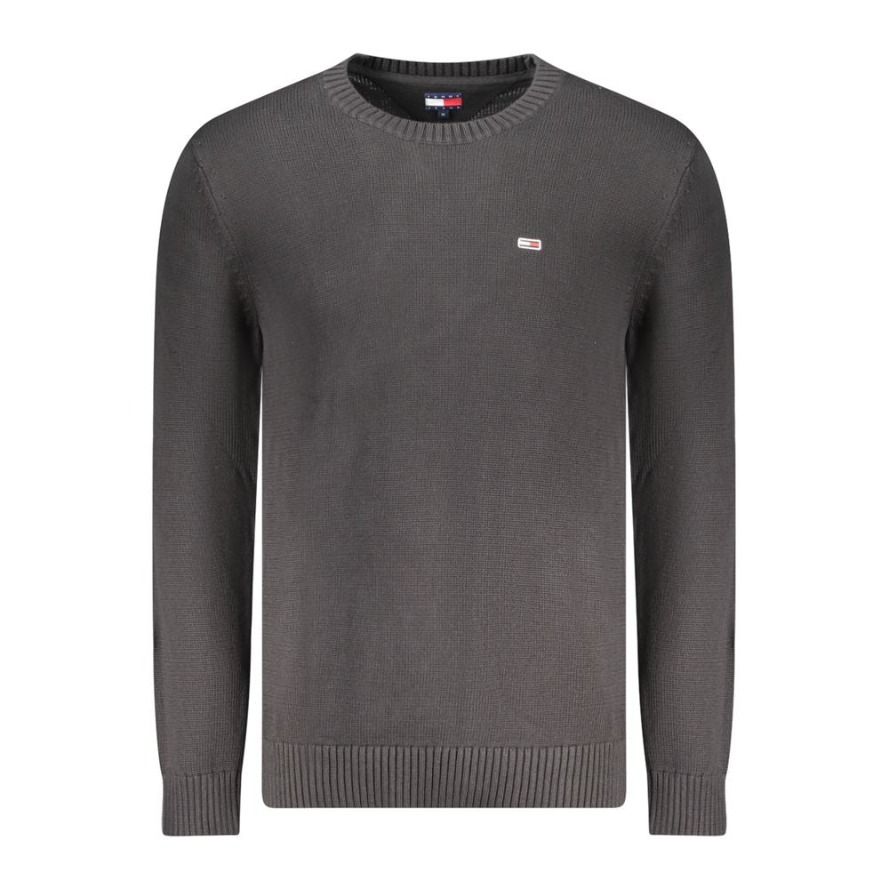 Jersey Negro Algodón Hombre