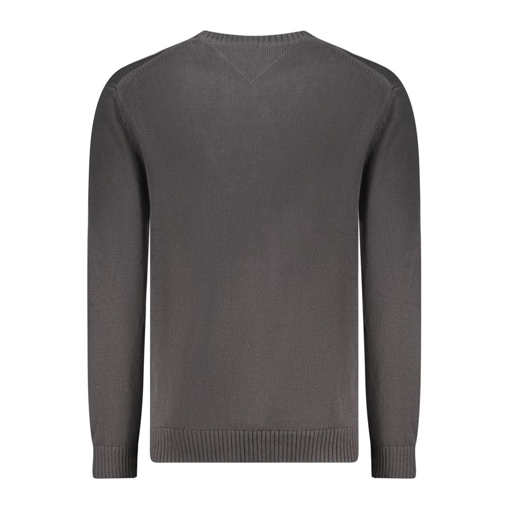 Jersey Negro Algodón Hombre