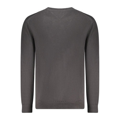 Jersey Negro Algodón Hombre