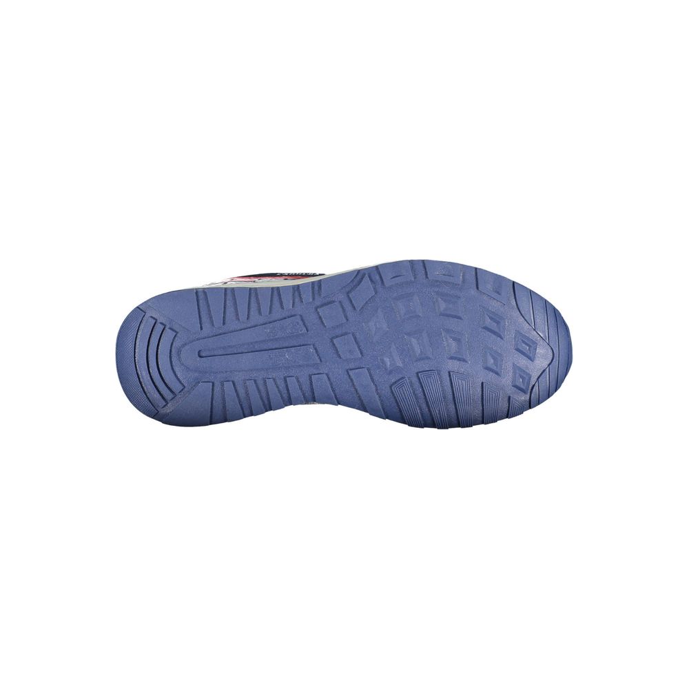 Zapatillas para hombre de poliéster azul