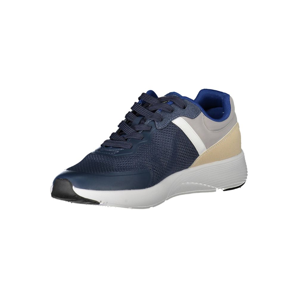 Zapatillas para hombre de poliéster azul
