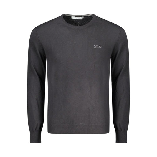 Jersey Negro Algodón Hombre