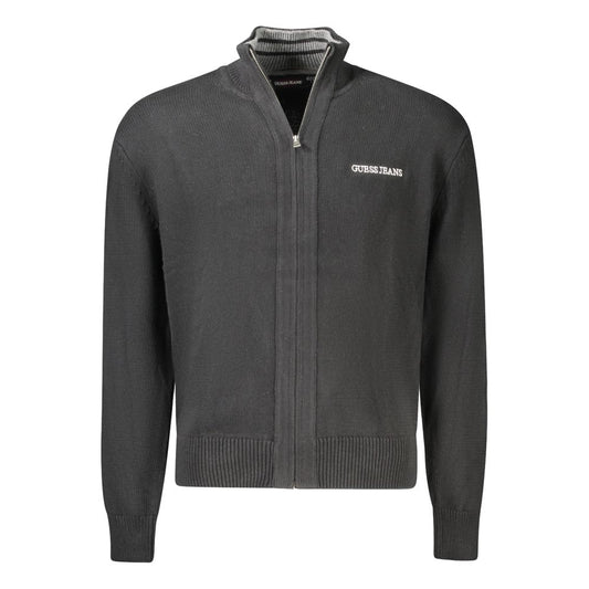 Jersey Negro Algodón Hombre