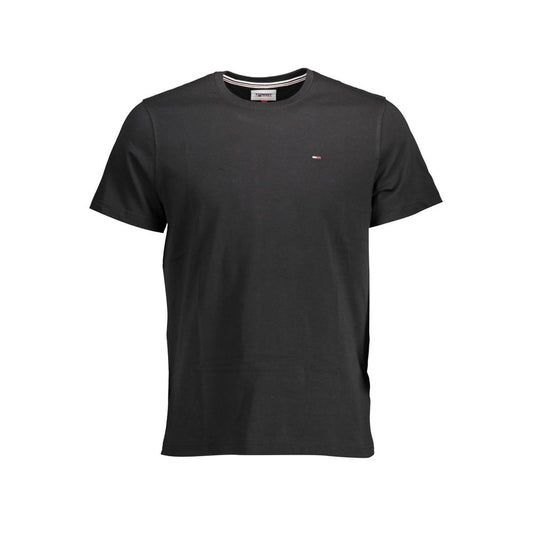 Camiseta negra de algodón