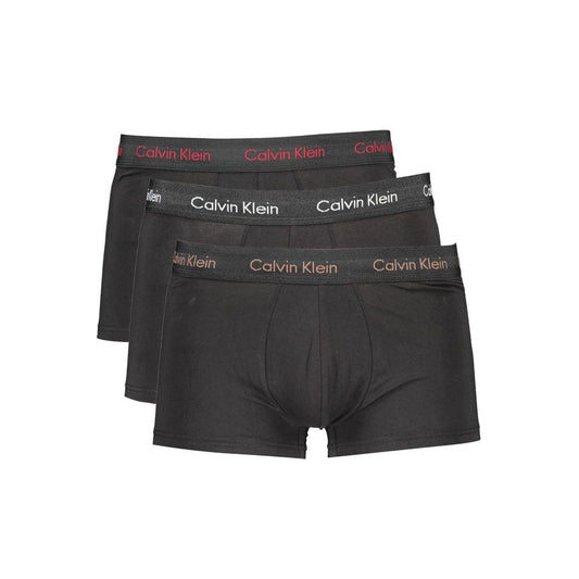 Pack de ropa interior masculina de algodón negro