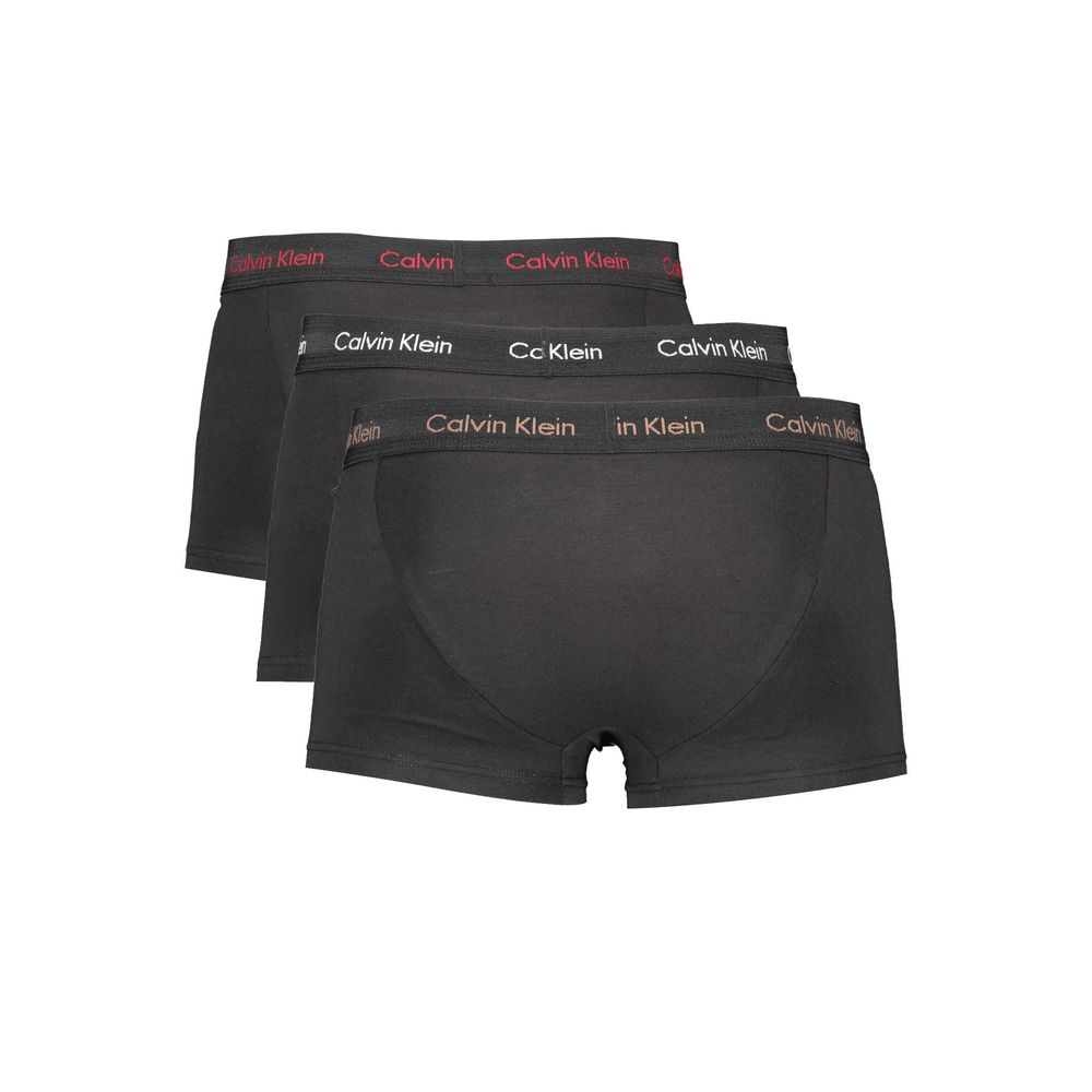 Pack de ropa interior masculina de algodón negro