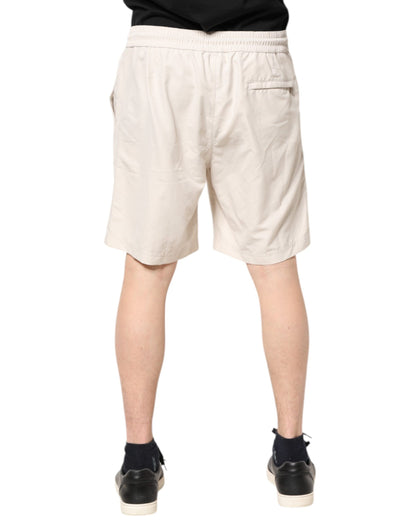 Off White Logo Men Bermuda Sweatshorts Shorts
