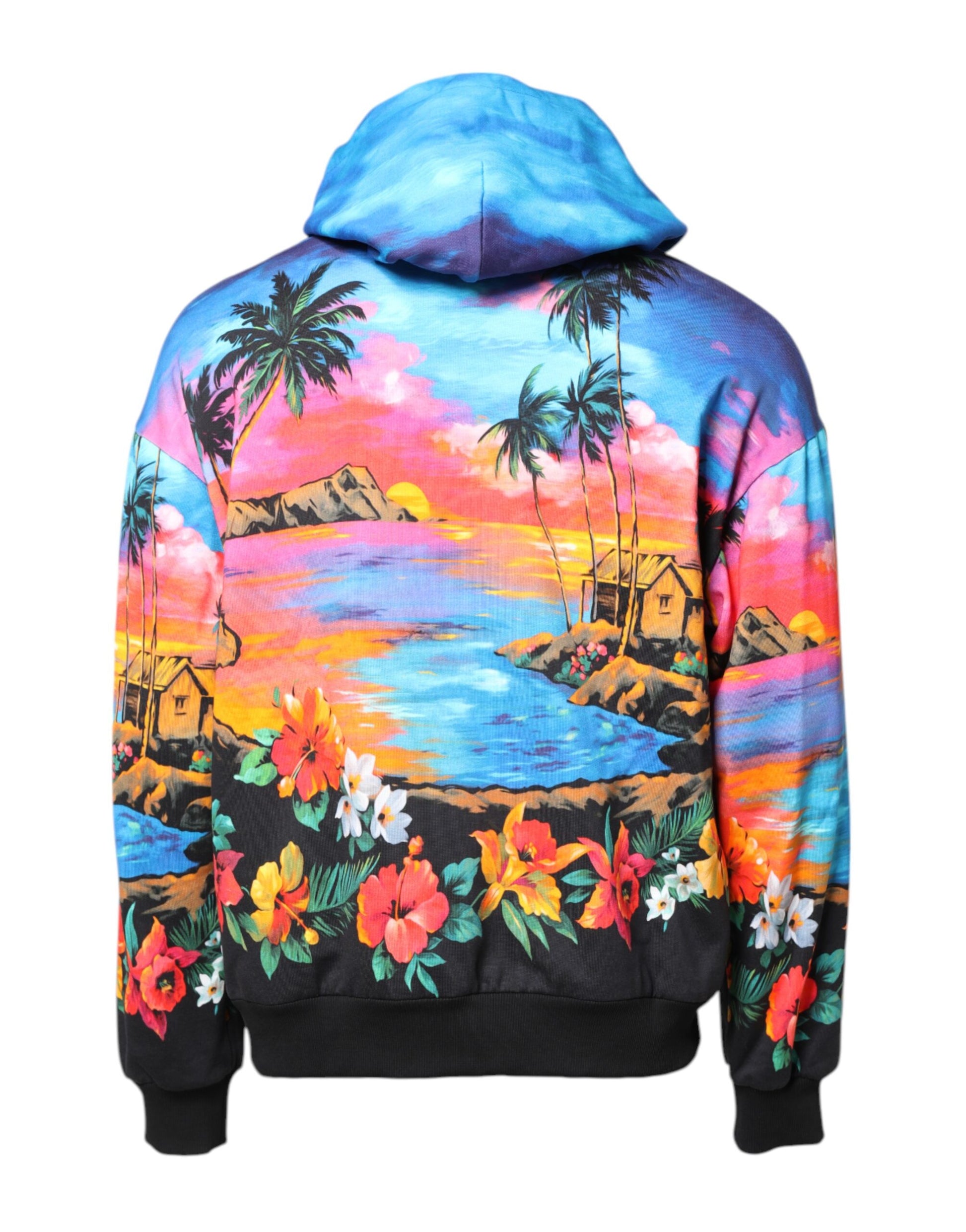 Sudadera con capucha estampada multicolor Sweater