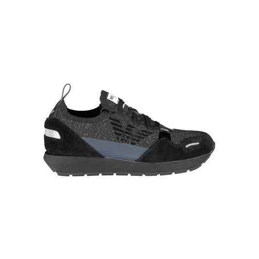 Sneaker Mujer Piel Negra