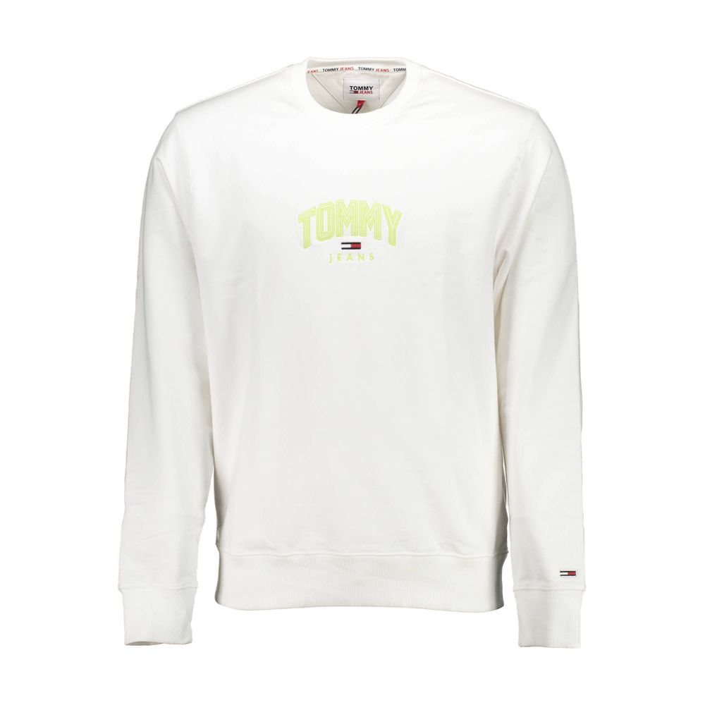White Cotton Unisex Sweatshirt