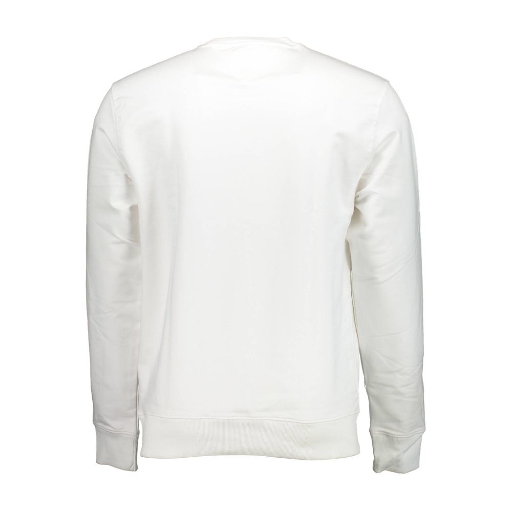 White Cotton Unisex Sweatshirt