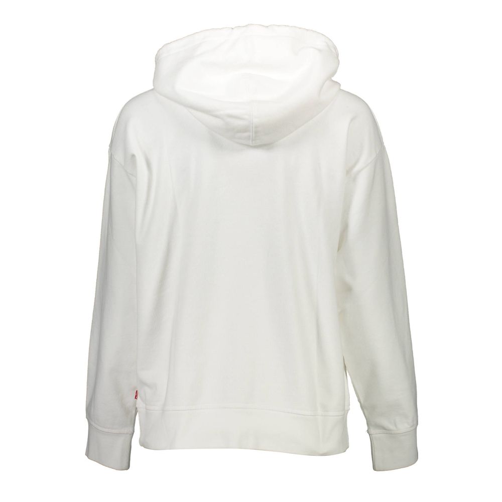 White Cotton Unisex Sweatshirt