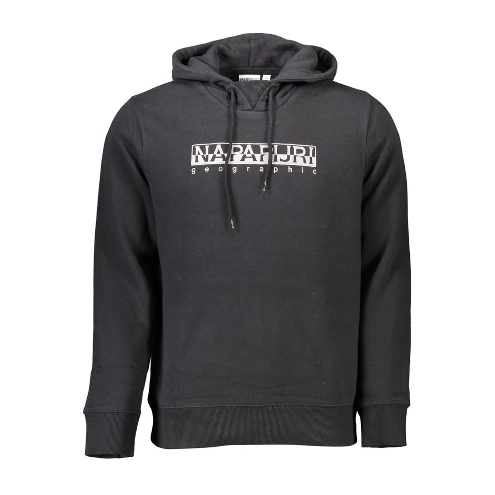 Jersey Negro Algodón Hombre