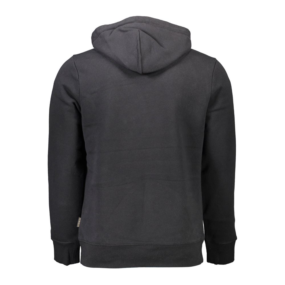 Jersey Negro Algodón Hombre