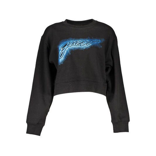 Black Cotton Women Sweater