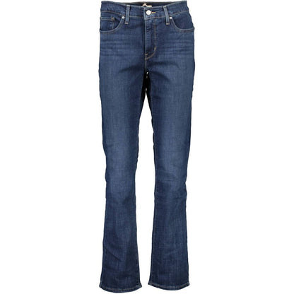 Blue Cotton Women Jean