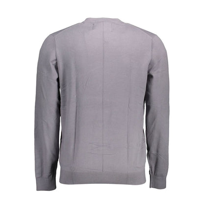 Jersey gris de algodón para hombre