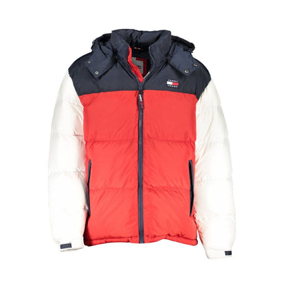 Blue Polyester Men Jacket