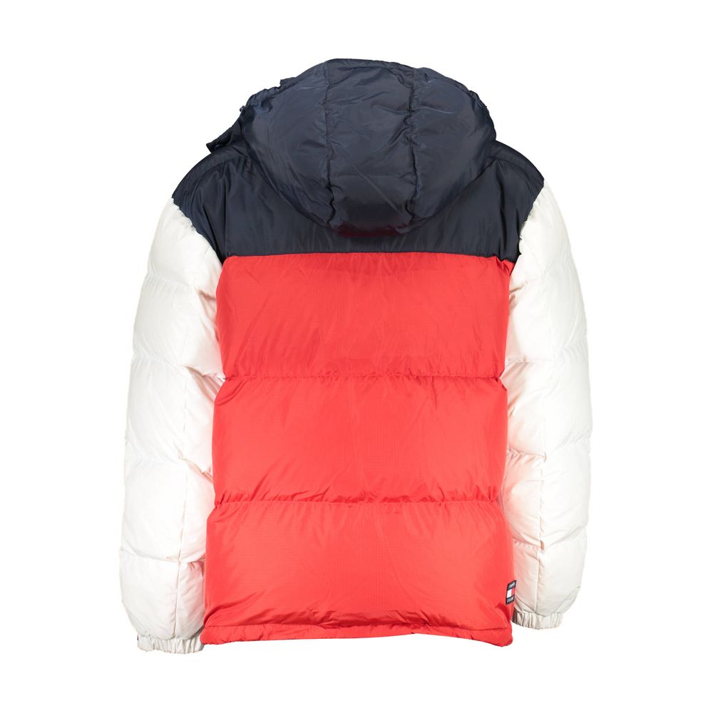 Blue Polyester Men Jacket