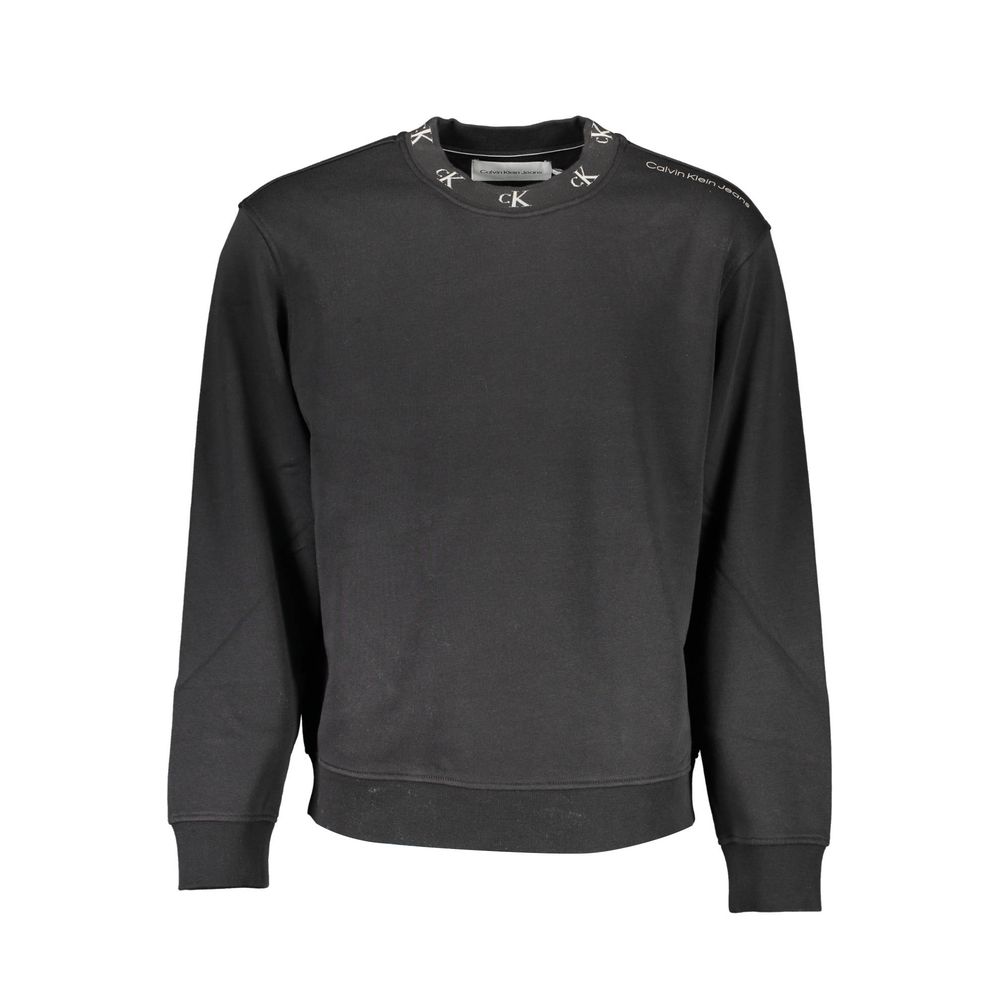 Jersey Negro Algodón Hombre