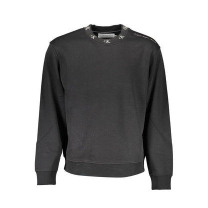 Jersey Negro Algodón Hombre