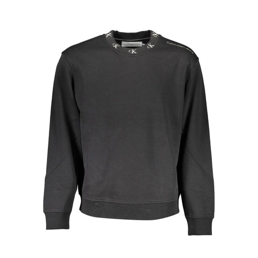 Jersey Negro Algodón Hombre
